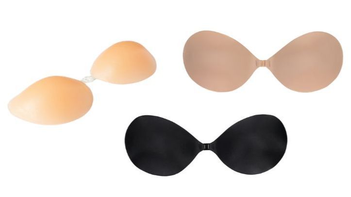 Copas autoadhesivas y sujetadores de silicona, de Tezenis (14,99€ cada uno). 