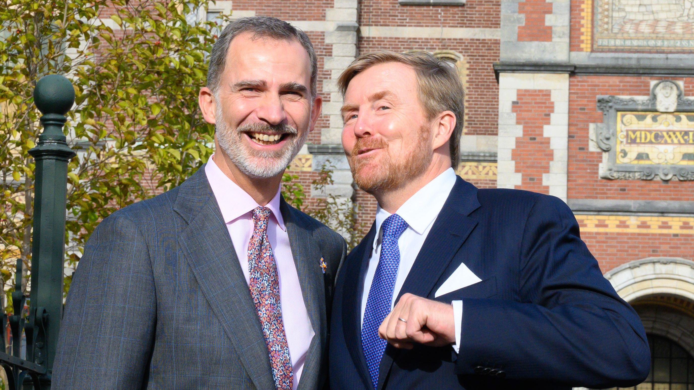 Felipe VI y Guillermo de Holanda. FUENTE: Cordonpress