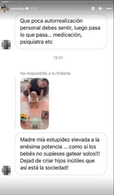 Marta Pombo, criticada por llevar a su hija a un curso de iniciación al gateo
