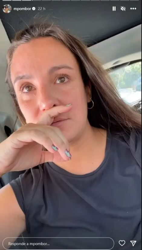 Marta Pombo rompe a llorar tras ser cuestionada como madre