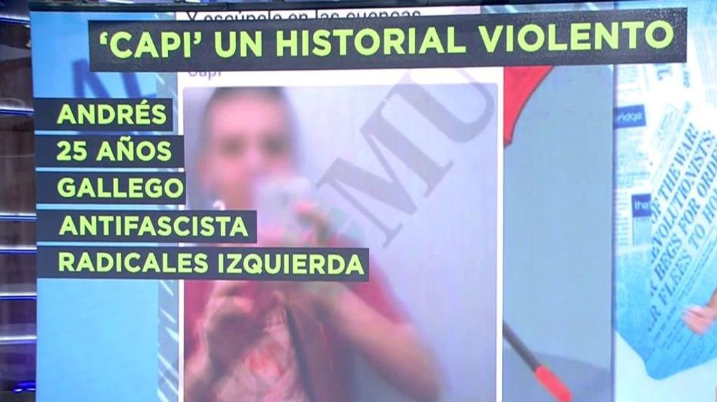 El historial delictivo de ‘Capi’: el agresor de Rajoy que acaba de acuchillar a un periodista
