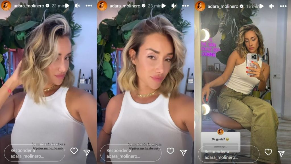 Adara Molinero muestra su nuevo look