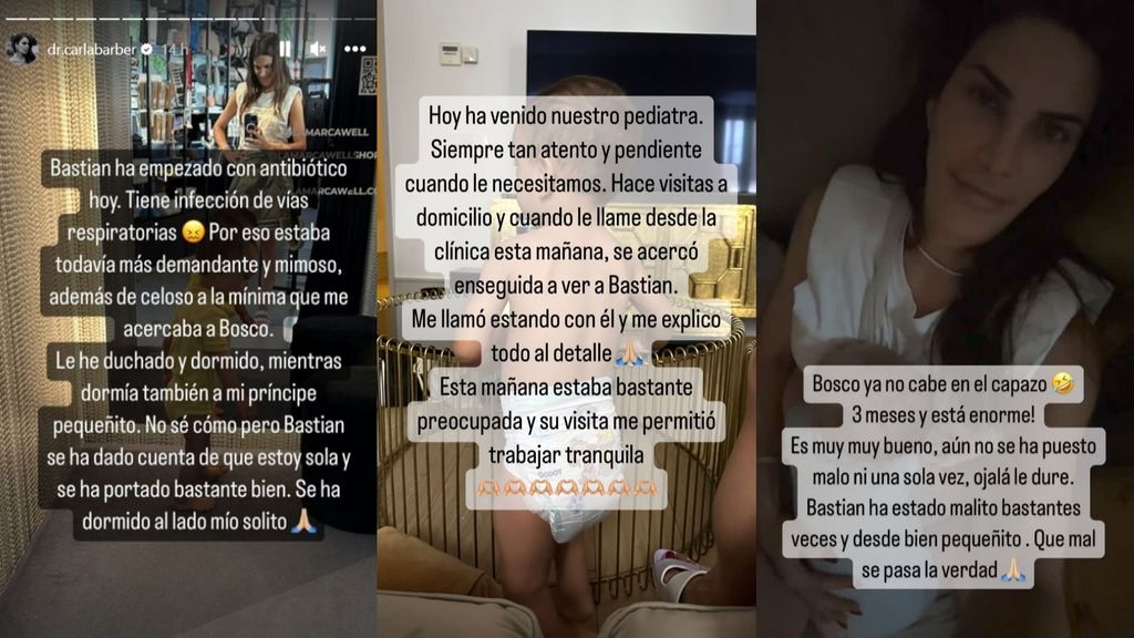 Carla Barber habla del problema de salud de su hijo Bastian Segundo