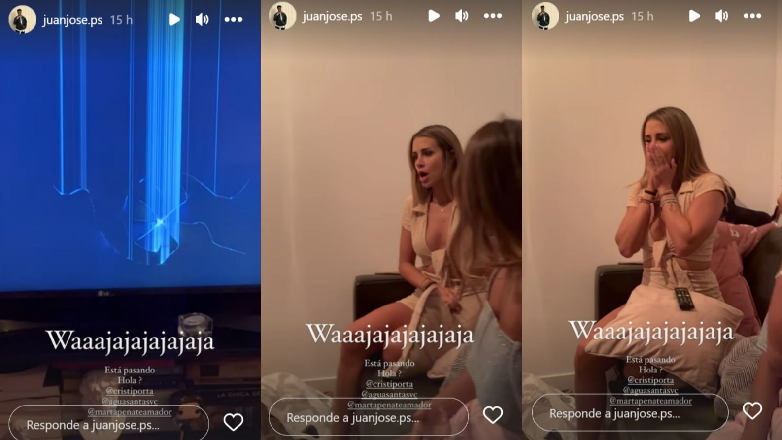 Cristina Porta ha roto su televisión viendo el segundo programa de '¡Vaya vacaciones!'