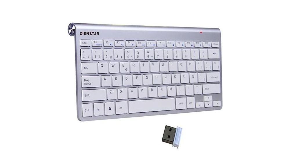 Teclado inalámbrico compacto Zienstar