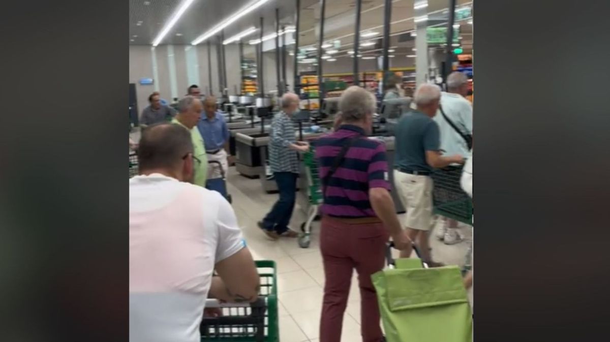 Va al supermercado a primera hora