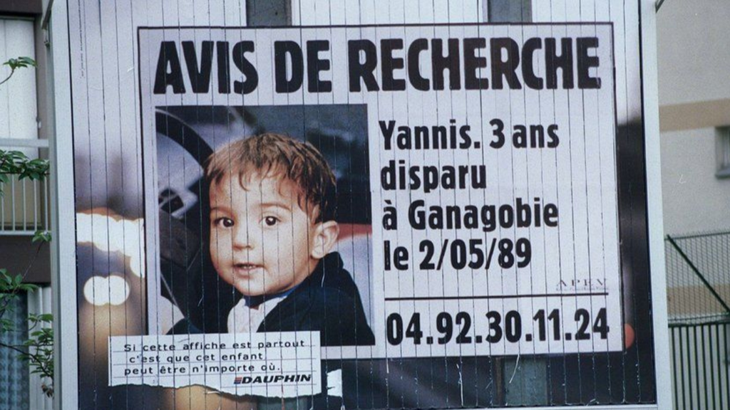 Yannis More, de tres años, desapareció de forma inexplicable hace 34 años muy cerca del pueblo de Émile