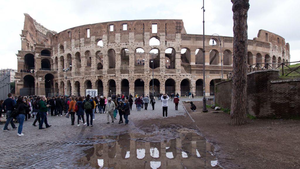Imagen de archivo del Coliseo de Roma -