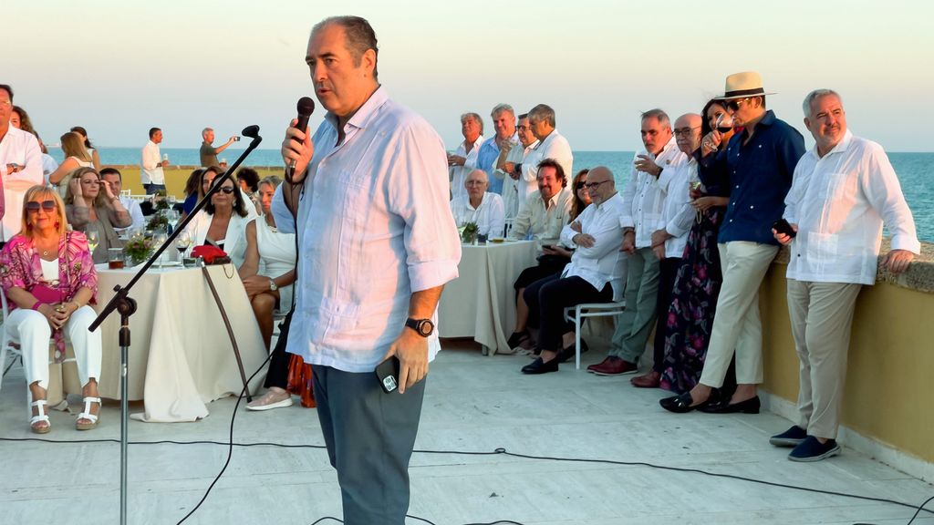 Antonio Hernández-Rodicio, organizador del evento, que acaba en fiesta