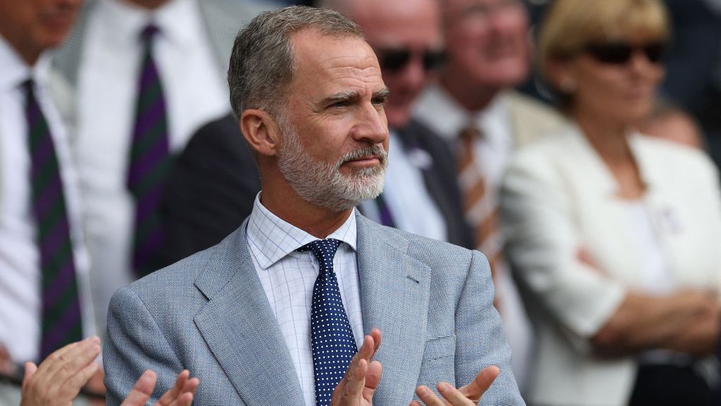 Felipe VI en Wimbledon