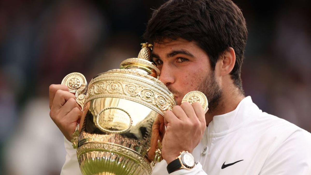 ‘King Carlos’ el apodo de Aclaraz tras conquistar Wimbledon destronando a Novak Djokovic