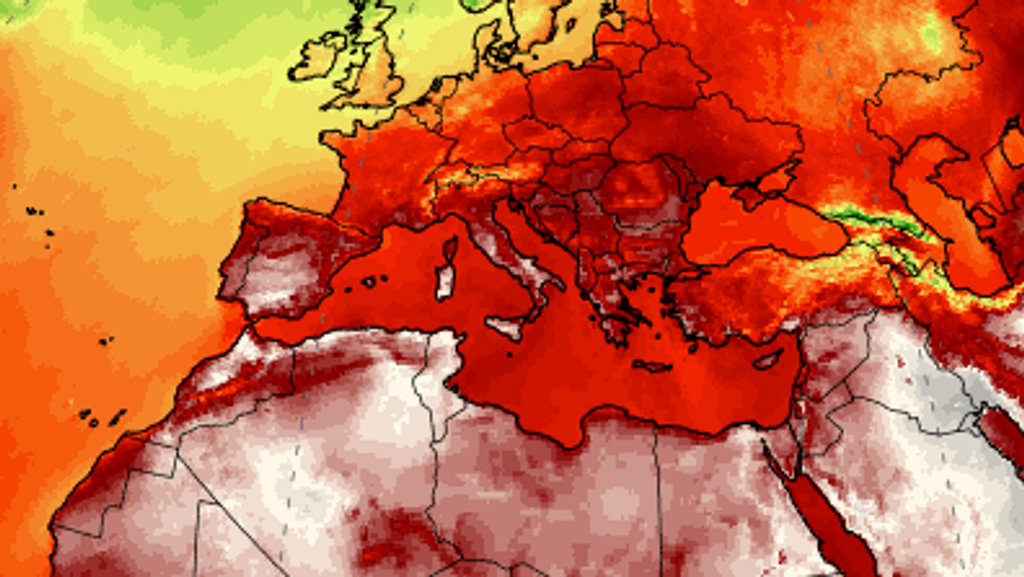 Europa se achicharra por una ola de calor extrema sin precedentes