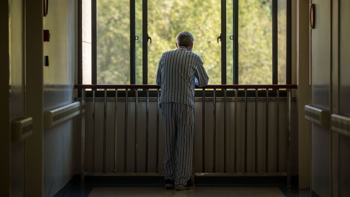 Un paciente de alzhéimer, en el Hospital Tongde, en la provincia china de Hangzhou