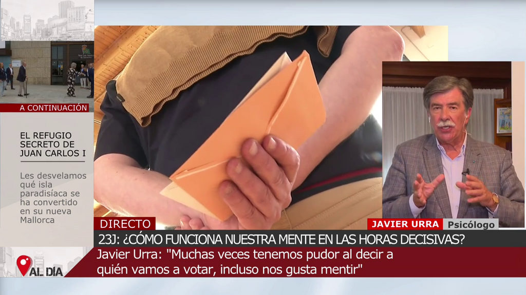 23J: Así funciona nuestra mente en las horas decisivas el día de las elecciones