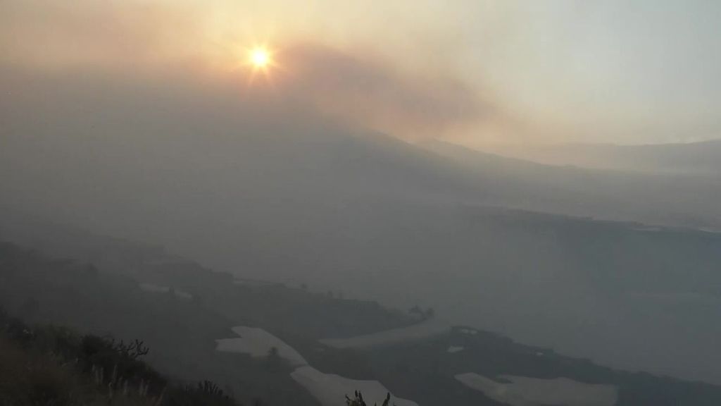 El incendio de la isla de La Palma está provocando problemas respiratorios por las partículas en suspensión