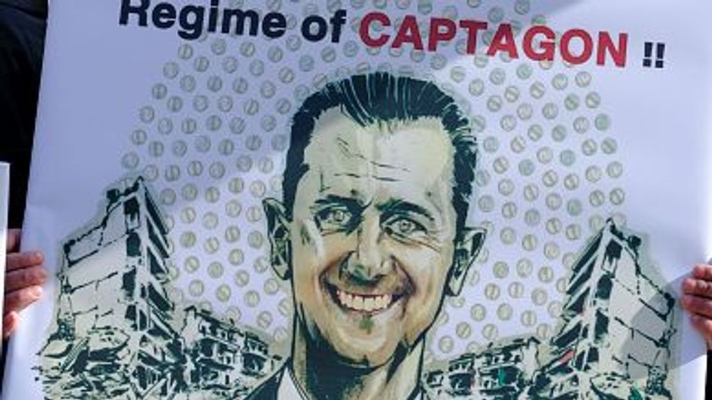 Imagen de Al Asad como líder de la nueva droga