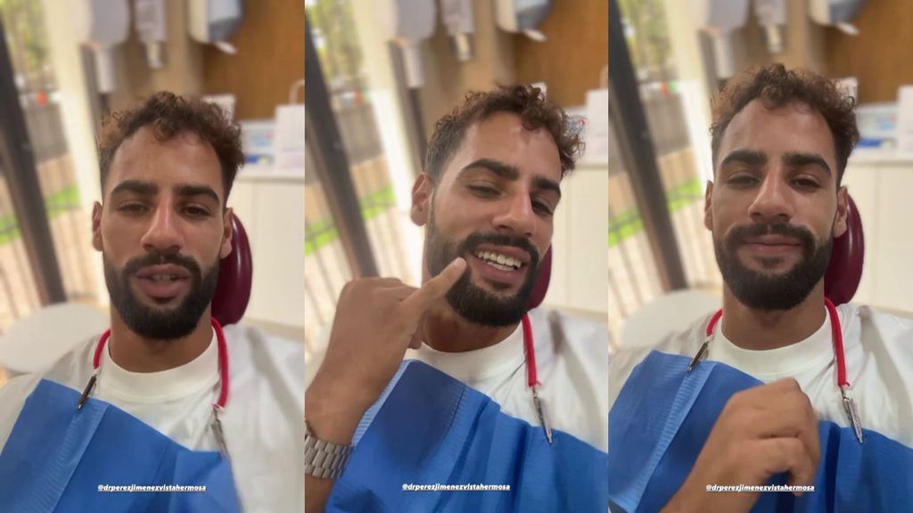 La visita de Asraf Beno al dentista para poner solución a su secuela tras 'Supervivientes'