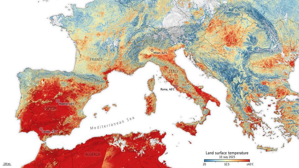Ola de calor Europa