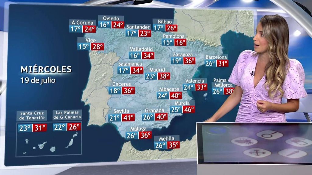 La Aemet activa alerta roja en el Mediterráneo el miércoles por el calor