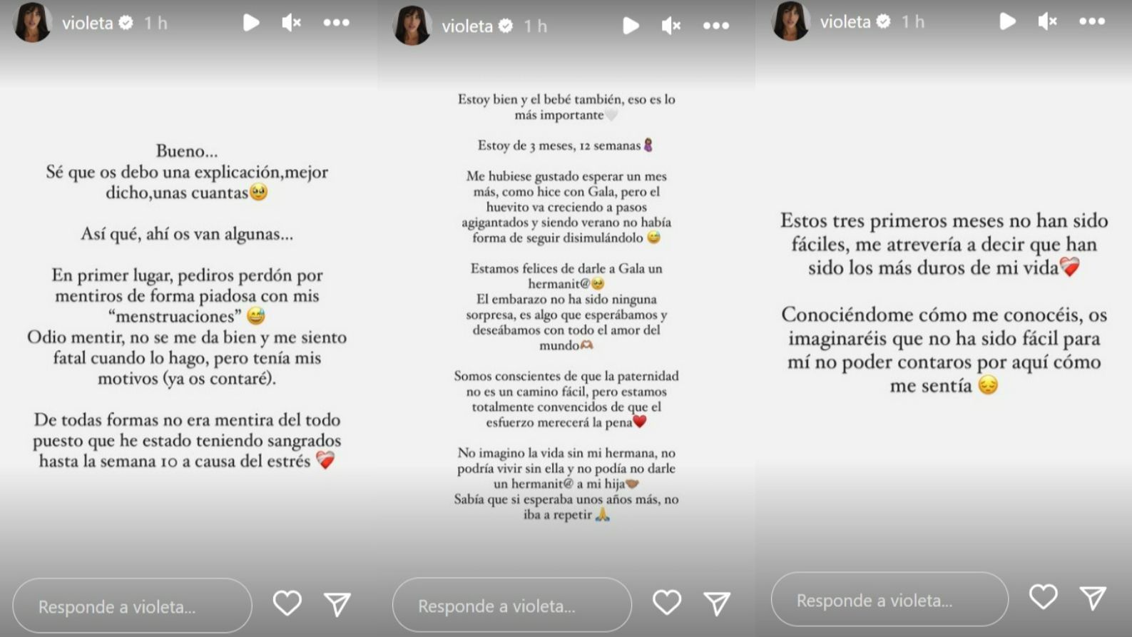 Violeta Mangriñán le pide perdón a sus seguidores