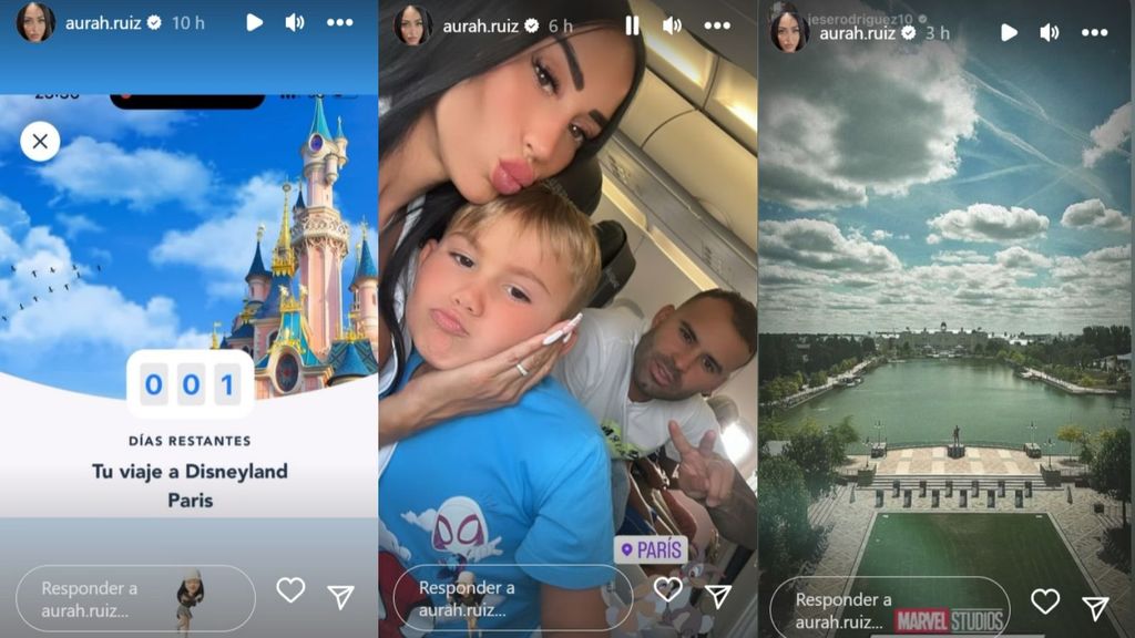 Aurah Ruiz está en Disneyland junto a su familia