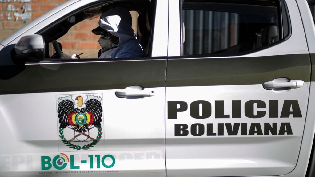 Coche de policía en Bolivia