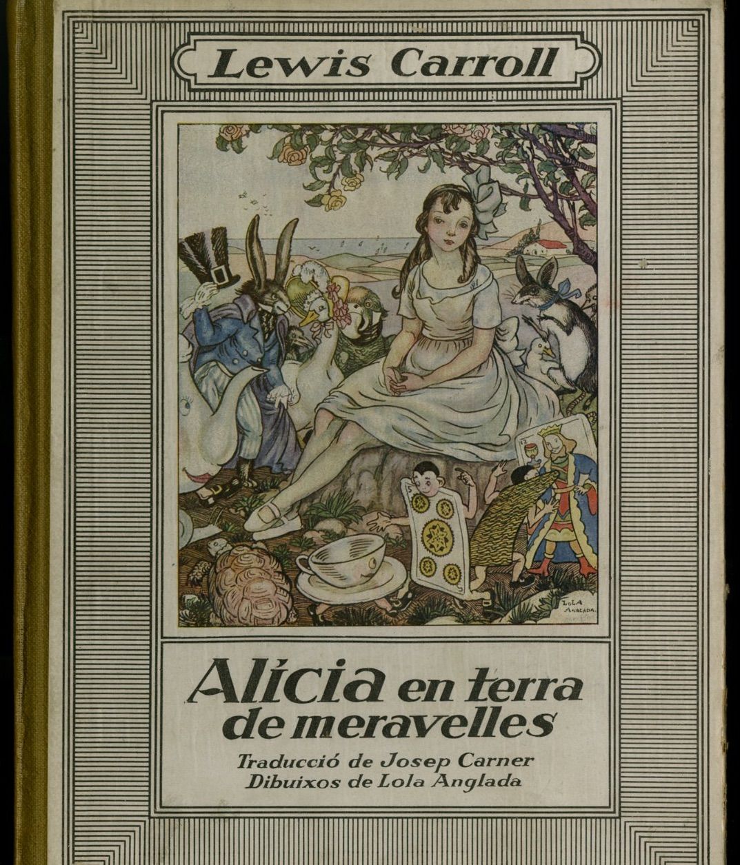 Este volimen de 'Alicia en el País de las Maravillas' era uno de los libros que leian los usuarios de la sala