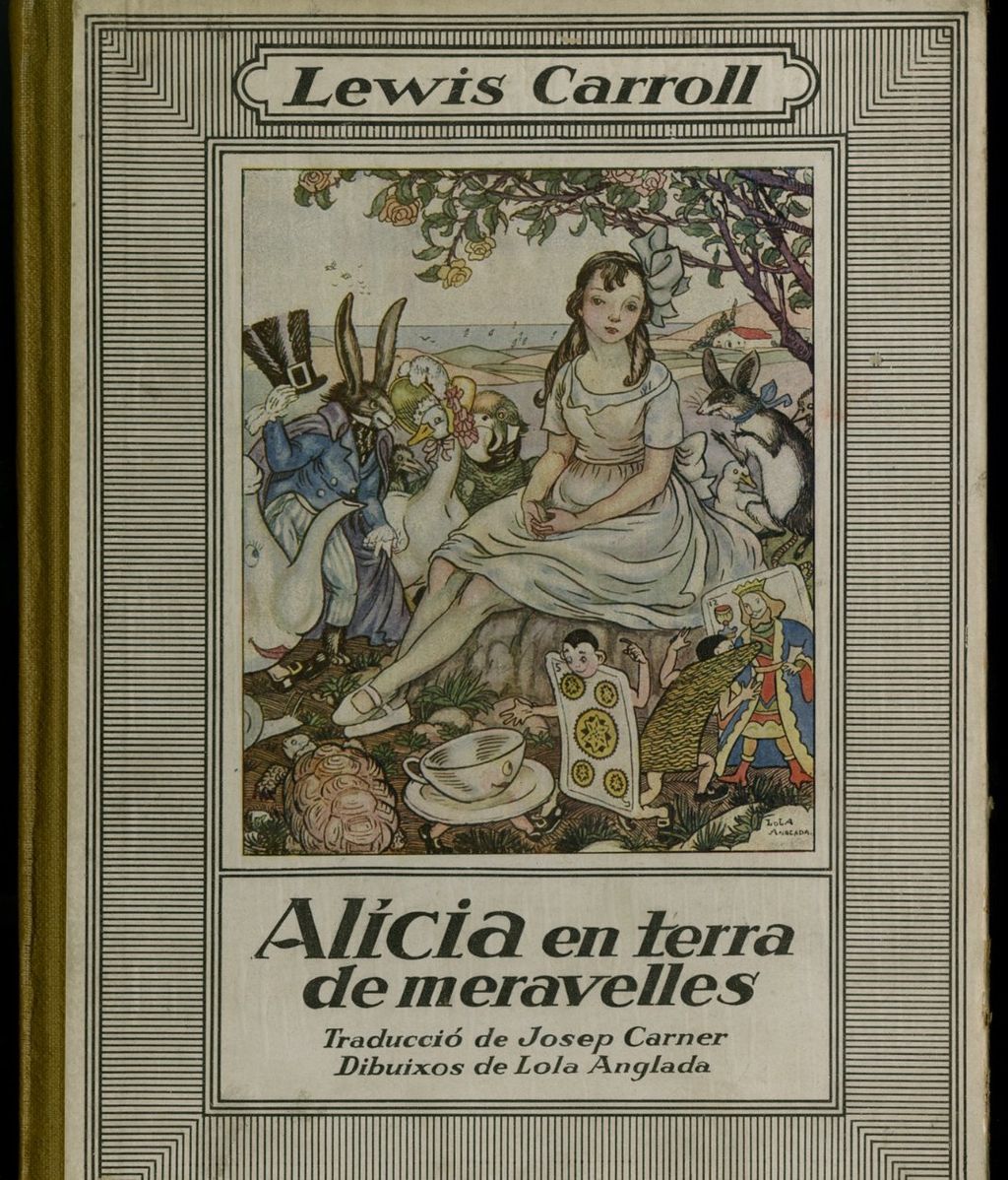 Este volimen de 'Alicia en el País de las Maravillas' era uno de los libros que leian los usuarios de la sala