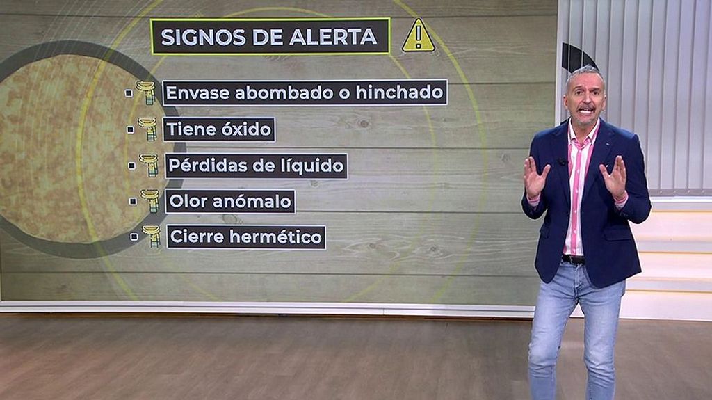 Los signos que indican que un alimento envasado está en mal estado