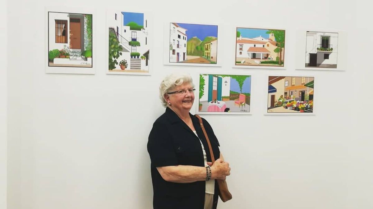 Muere Concha García Zaera, 'la abuela del Paint' que cautivó a todos con sus obras