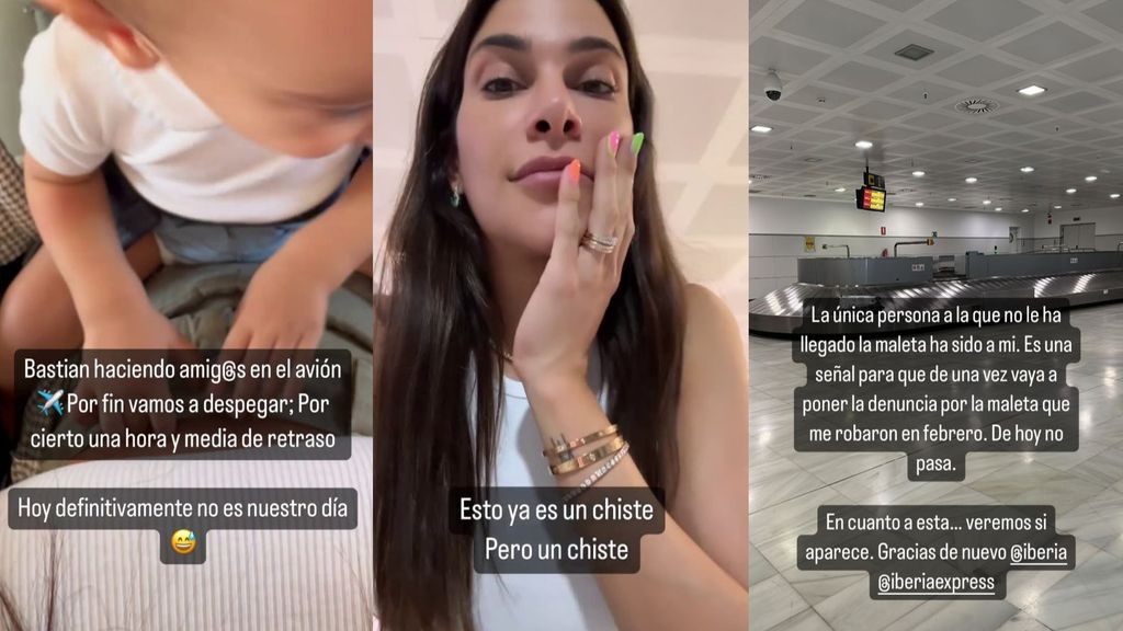 Carla Barber vuelve a perder su equipaje en el aeropuerto