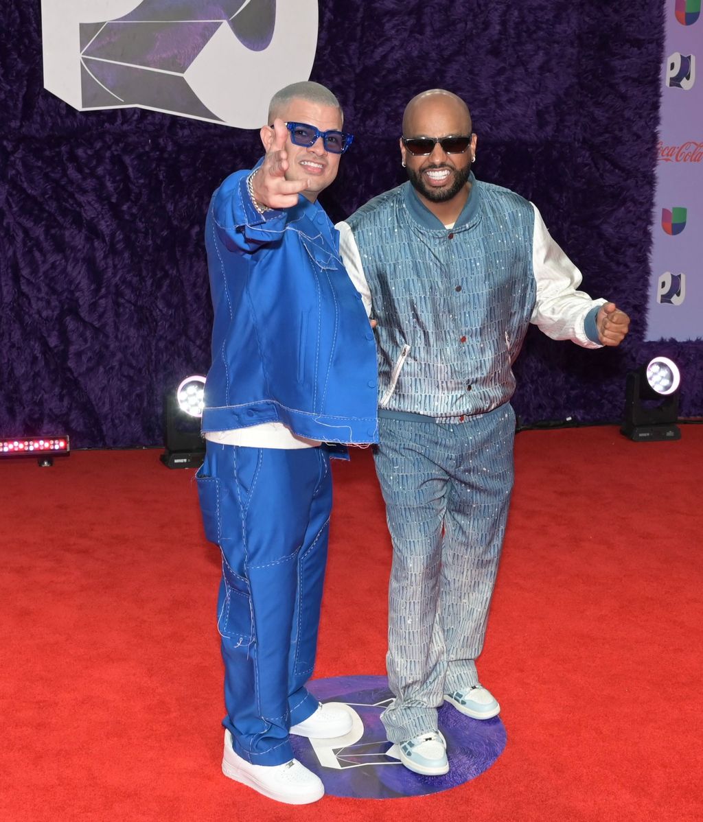 Jowell y Randy, en la alfombra roja de los Premios Juventud