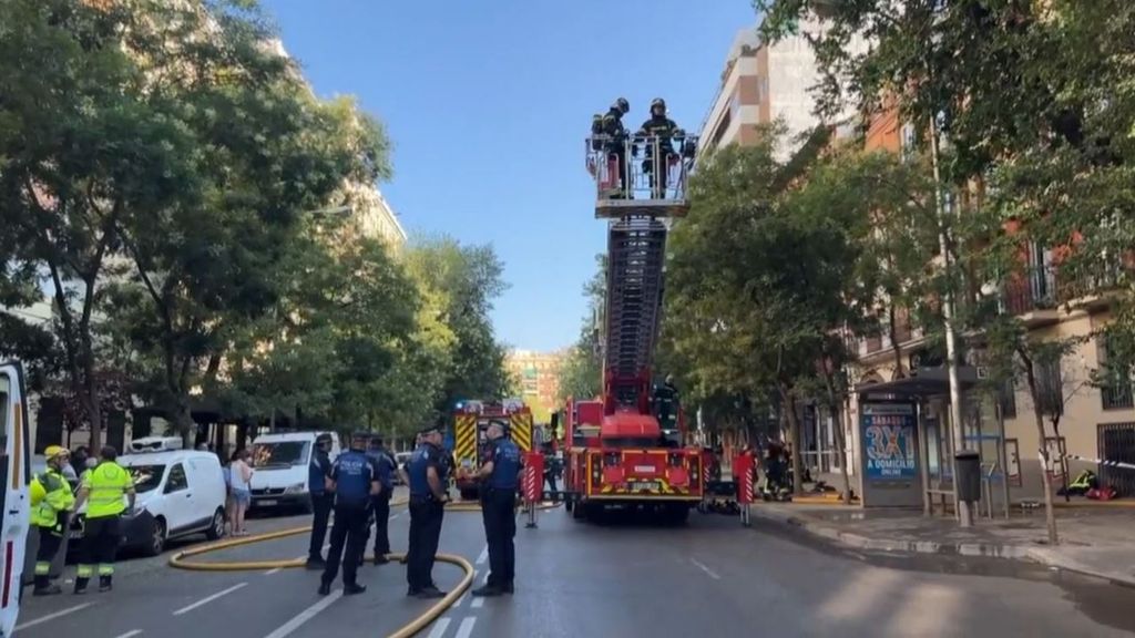 Muere un hombre de 74 años en el incendio de su piso en Madrid