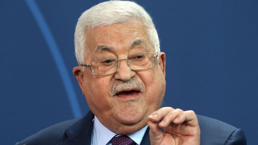 El presidente palestino, Mahmud Abbas