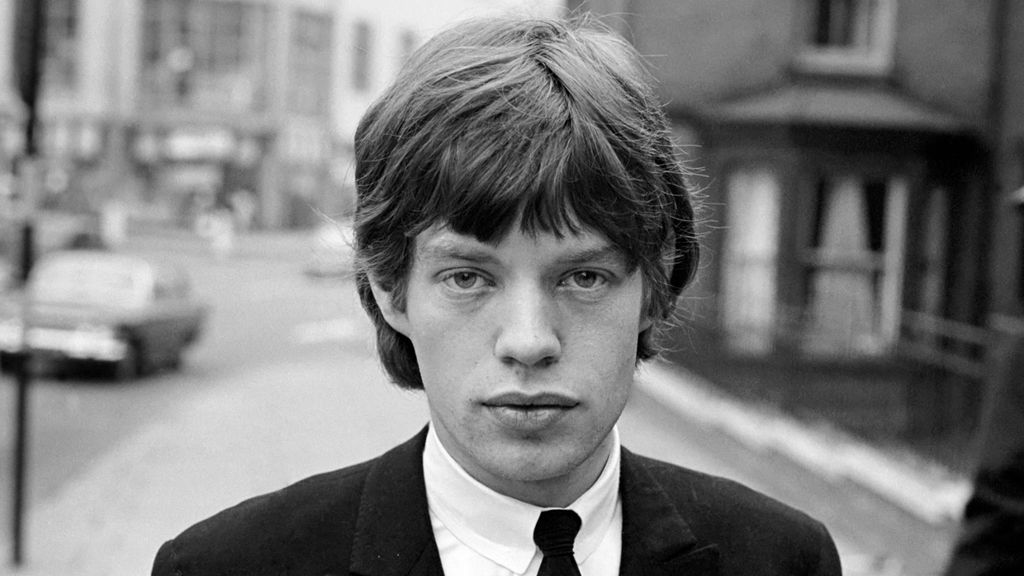 Mick Jagger, en Londres en 1964: tenía 20 añitos.