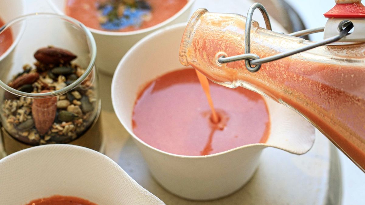 Comer gazpacho todos los días es sano