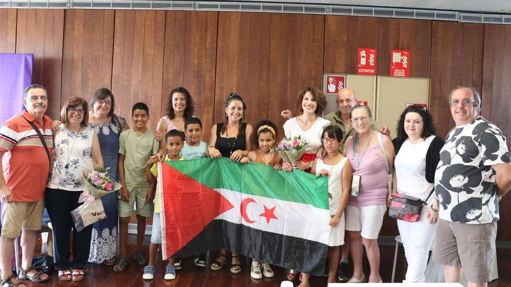 El municipio acoge a niños saharauis desde hace casi una década