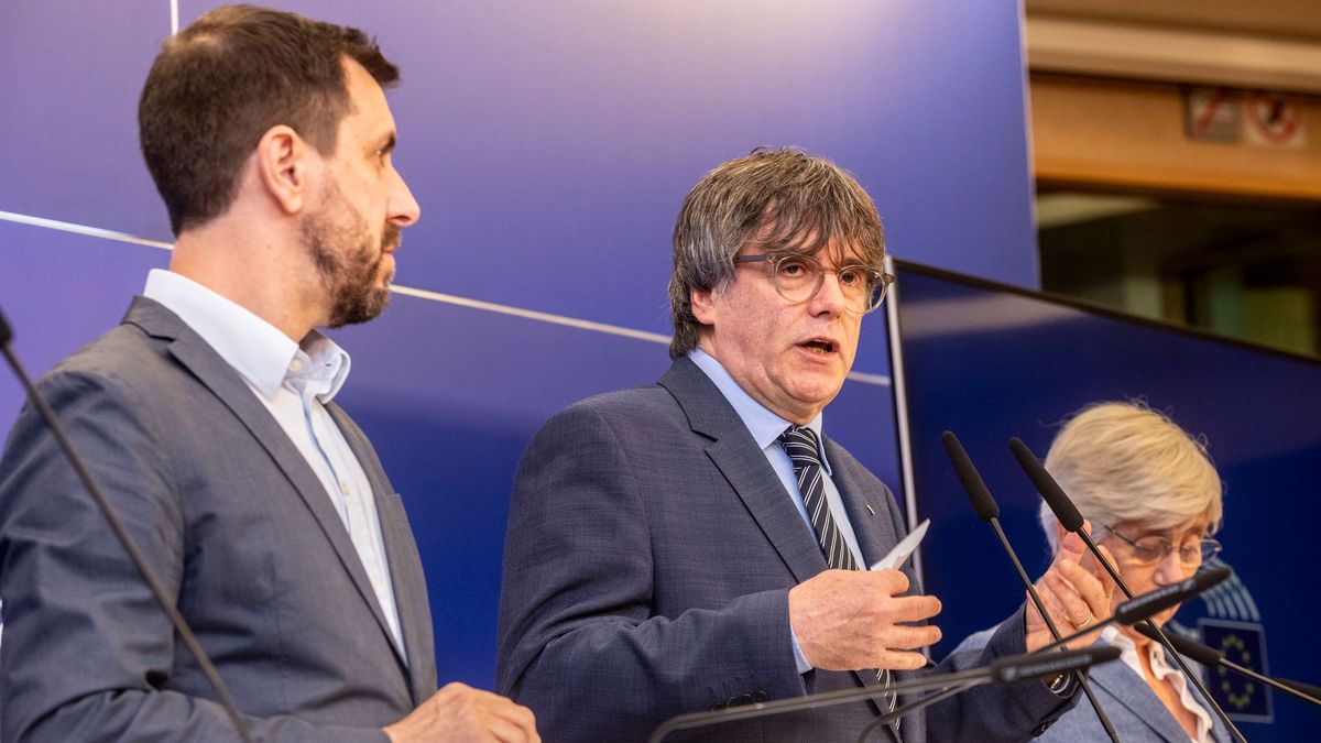 POLITICS EUROPEAN PARLIAMENT PUIGDEMONT PRESS CONFERENCE