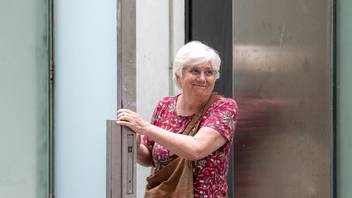 La eurodiputada Clara Ponsatí sale en libertad tras declarar este lunes en la Ciutat de la Justícia de Barcelona