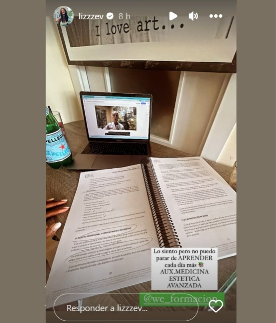 Liz Emiliano vuelve a estudiar