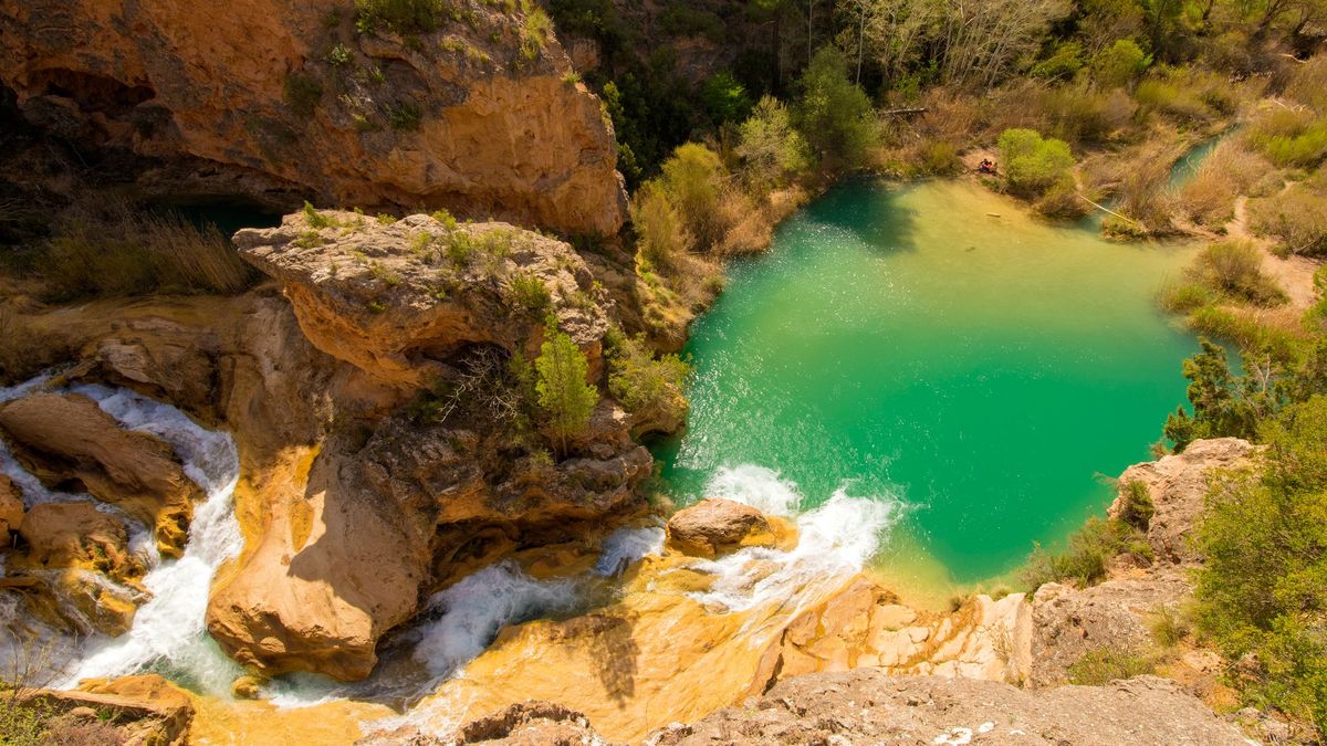 Piscina natural de Chorreras del Cabriel (Cuenca)