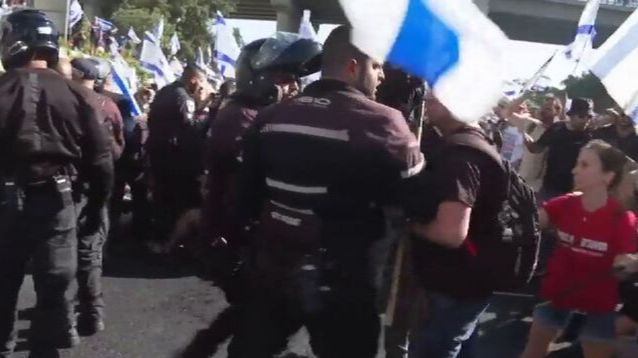 Protestas en Israel por la aprobación de parte de la polémica reforma judicial