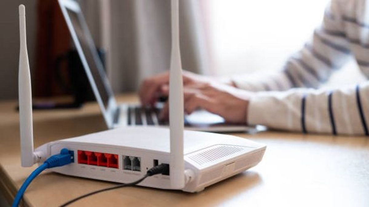 Router de red wifi.