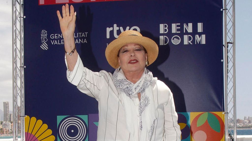 La cantante Massiel durante la presentación en rueda de prensa de la tercera edición del Benidorm Fest