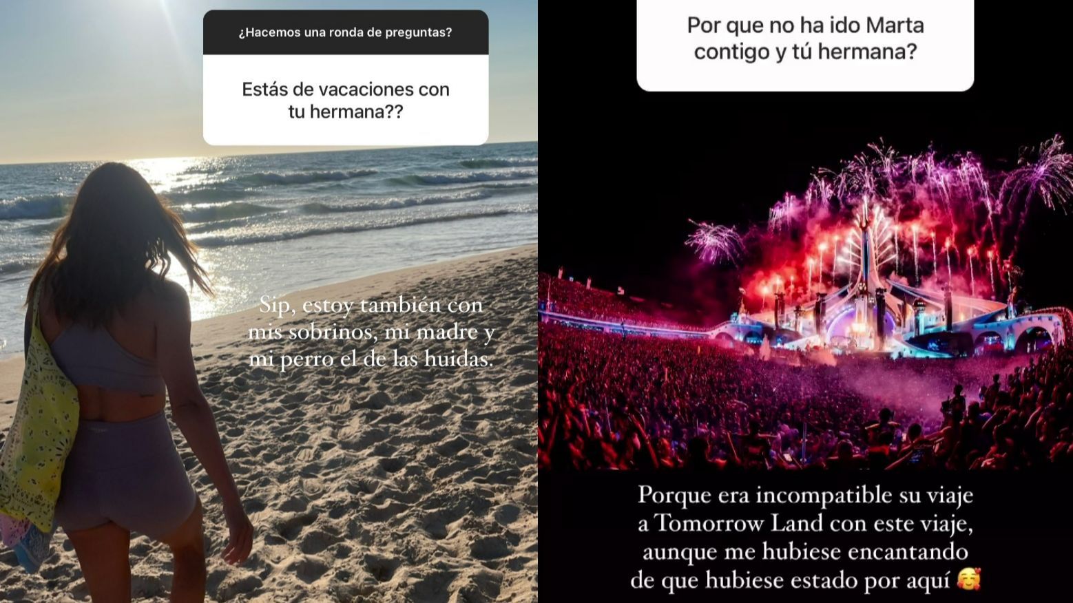 Las explicaciones de Diego sobre sus vacaciones sin Marta Riumbau