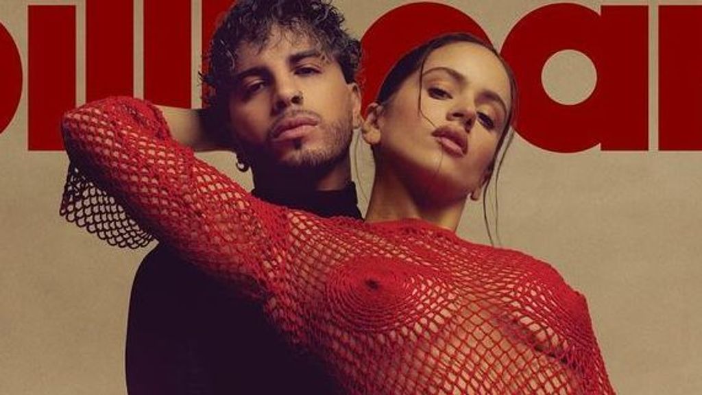 Rosalía y Rauw, en la portada de la revista Billboard