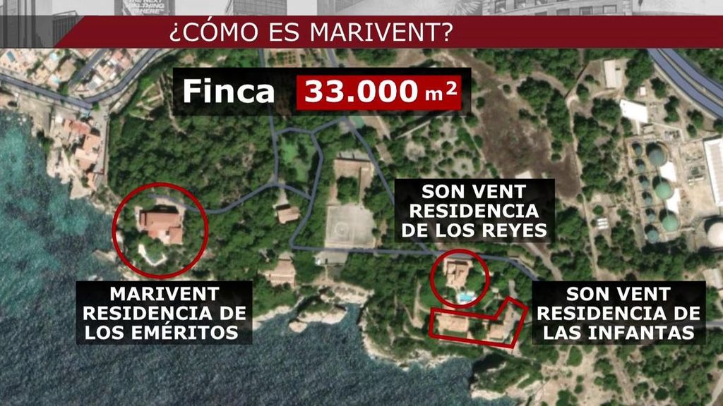 Así es Marivent, la finca en la que veranea la Familia Real en Mallorca: 33.000 metros cuadrados y varias casas independientes
