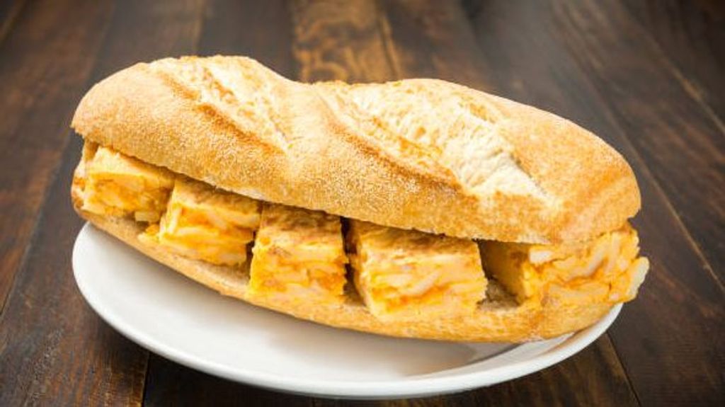 Bocadillo de tortilla.