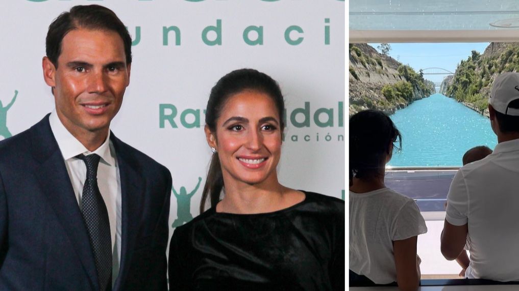 El primer posado de Rafa Nadal y Mery Perelló junto a su hijo, en vídeo