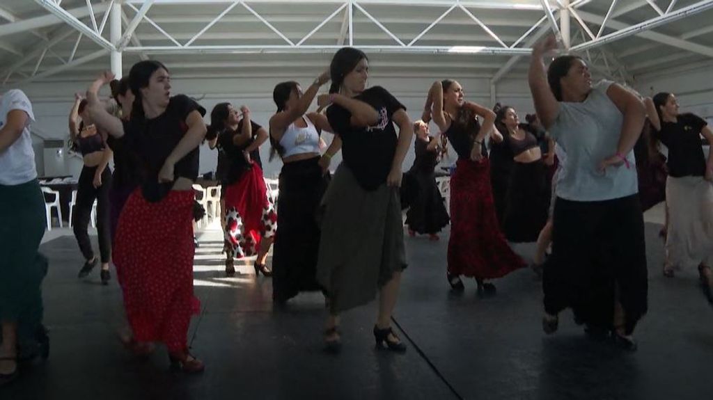 El baile, el lugar seguro de los alumnos de Campamento Flamenco